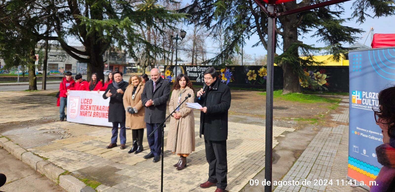 Con mural conmemorativo se da cierre a las actividades del natalicio de Marta Brunet