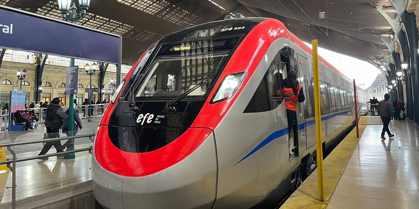 EFE Central retoma gradualmente operación de tren Chillán-Alameda a contar del domingo 18 de agosto