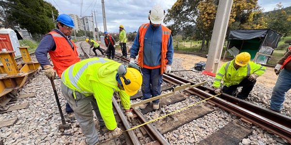 EFE Valparaíso actualiza información sobre trabajos en vía férrea y plan operacional especial