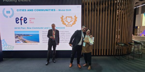 Proyecto “Tren Pitrufquén – Temuco” es premiado en el UIC Sustainability Impact Awards